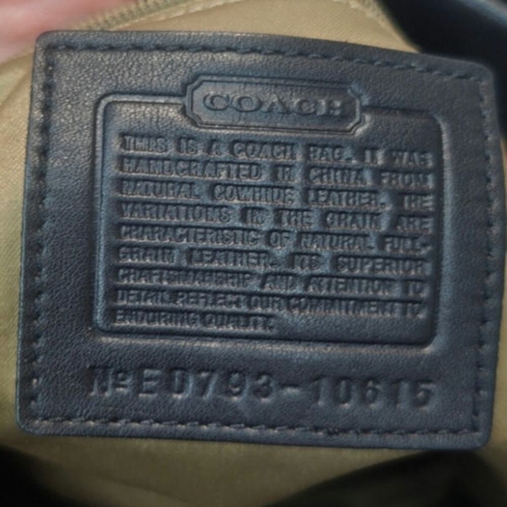 Vintage Black Coach Carly hobo bag - Picture 9 of 13